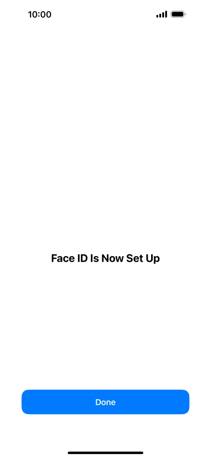 Press Done. If you haven't previously selected a phone lock code, key in a code of your own choice twice.