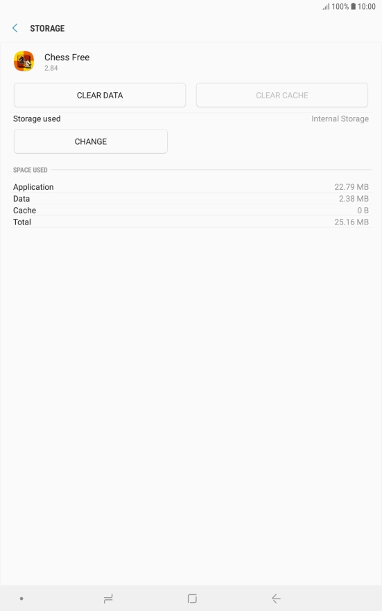 Press the Home key to return to the home screen.
