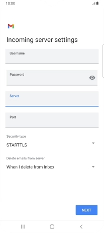 Press the field below 