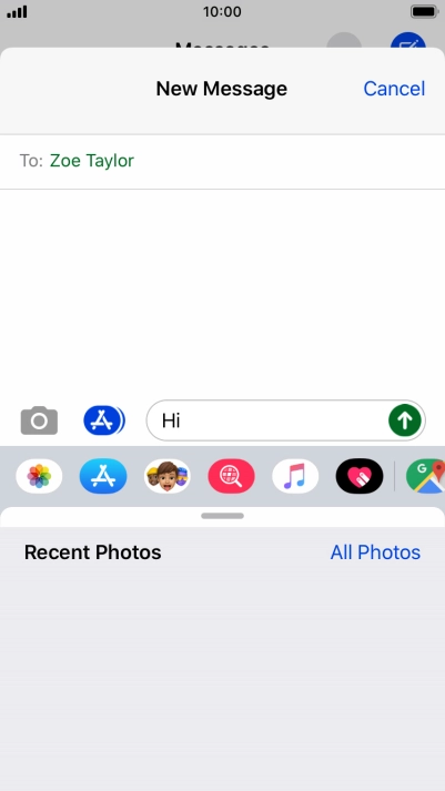 Press All Photos and go to the required folder.