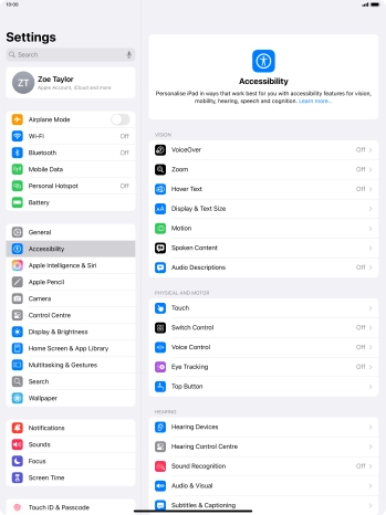 Press the required category below 
