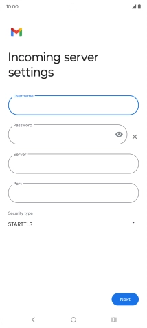 Press the field below 