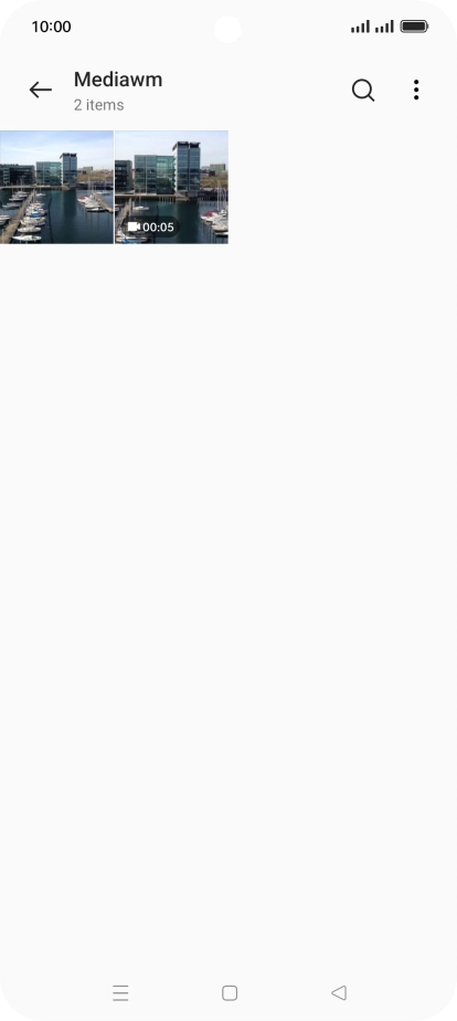 Press and hold any picture or video clip.