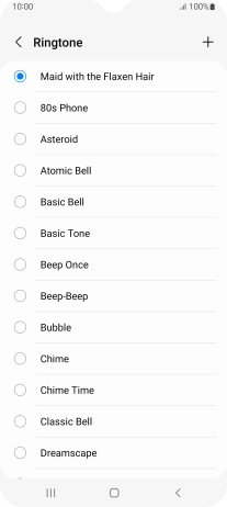 Press the Home key to return to the home screen.