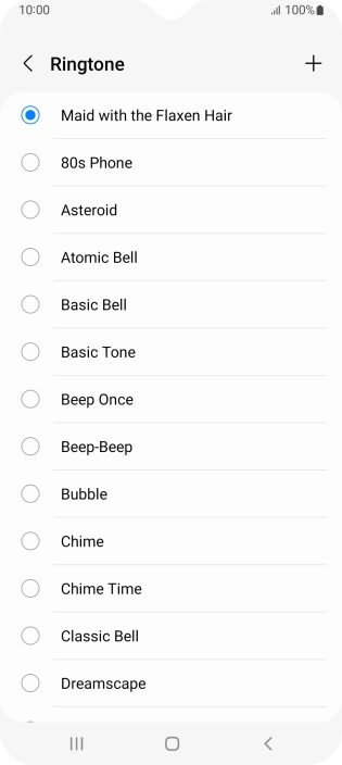 Press the Home key to return to the home screen.