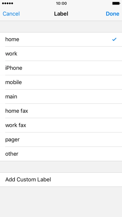 Press the required number type.
