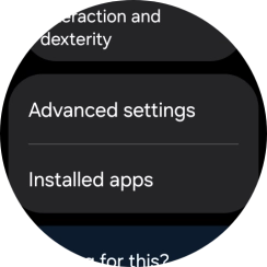 Press Advanced settings and follow the instructions on the screen to select the required settings.