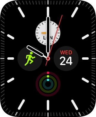 Press the Digital Crown.