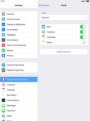 Press the Home key to return to the home screen.