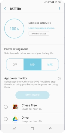 Press the Home key to return to the home screen.