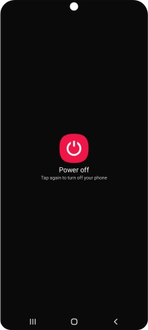 Press Power off.