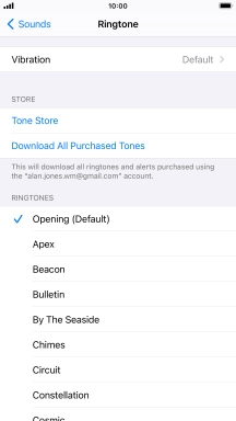 Press the required ring tones to hear them.