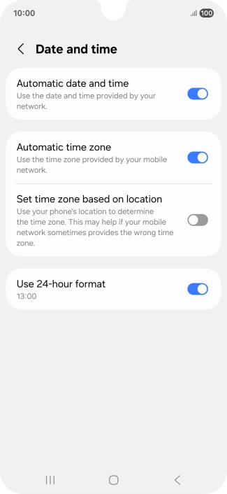 Press the Home key to return to the home screen.