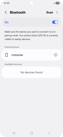 Press the Home key to return to the home screen.
