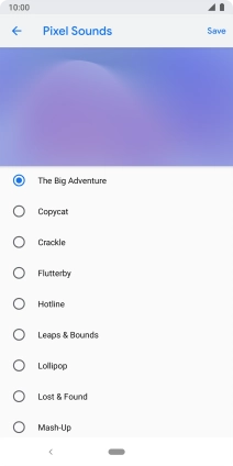 Press the required ring tones to hear them.
