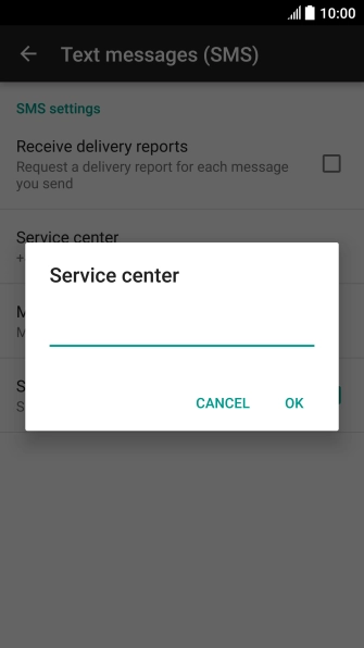 Key in +61415011501 and press OK.
