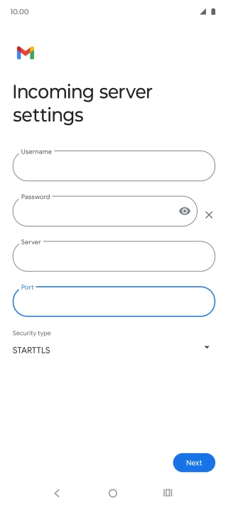 Press the drop down list below 