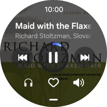 Press arrow right to go to the next audio file.