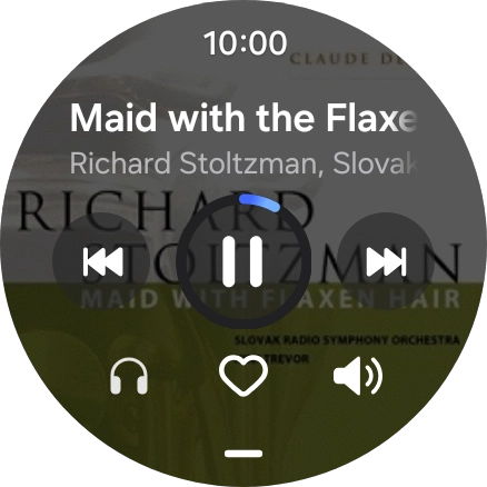 Press arrow right to go to the next audio file.