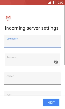 Press the field below 
