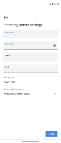 Press the field below 