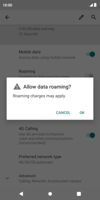 If you turn on the function, press OK.