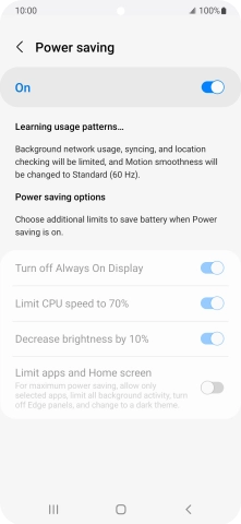 Press the Home key to return to the home screen.