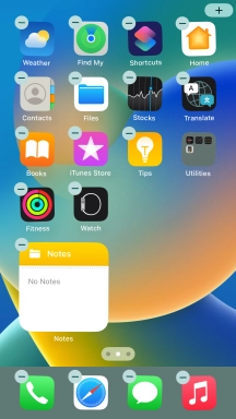 Press press home key.