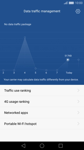 Press Networked apps.
