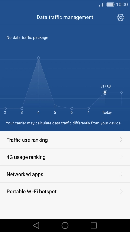 Press Networked apps.