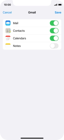 If this screen is displayed, you email account has been recognised and set up automatically. Follow the instructions on the screen to key in more information and finish setting up your email account.
