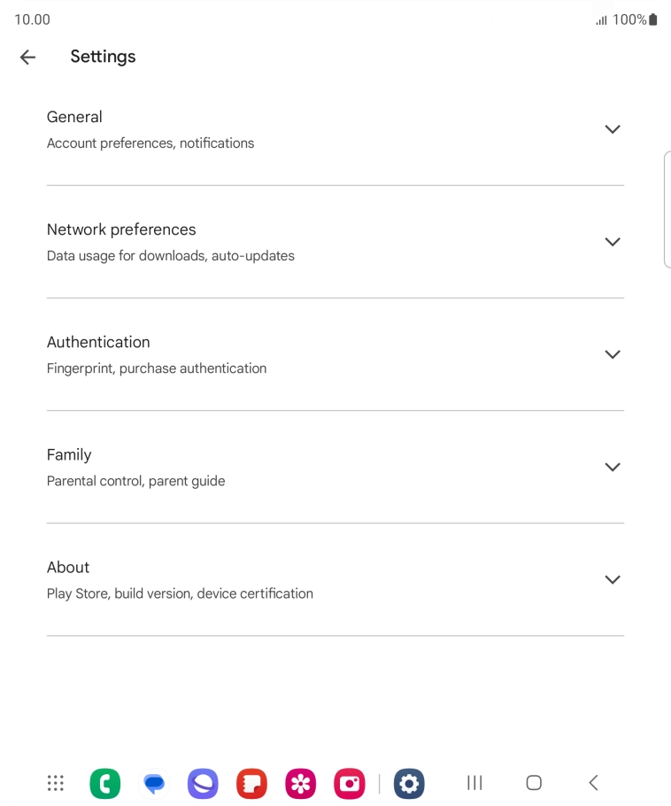 Press Network preferences.