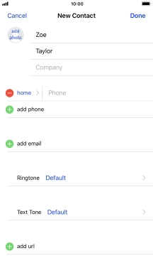 Press Phone and key in the required phone number.