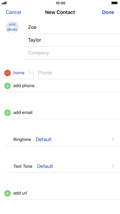 Press Phone and key in the required phone number.