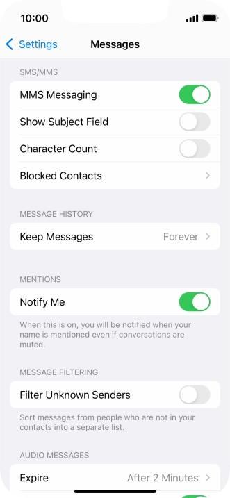Slide your finger upwards starting from the bottom of the screen to return to the home screen.