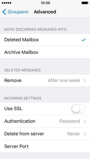 Press Authentication.