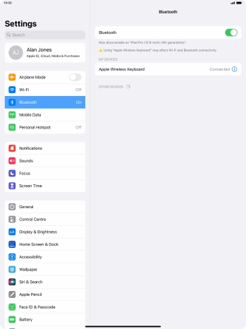 Slide your finger upwards starting from the bottom of the screen to return to the home screen.