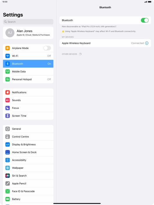 Slide your finger upwards starting from the bottom of the screen to return to the home screen.