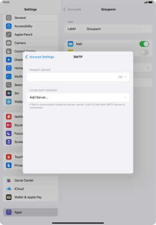 Press the field below 