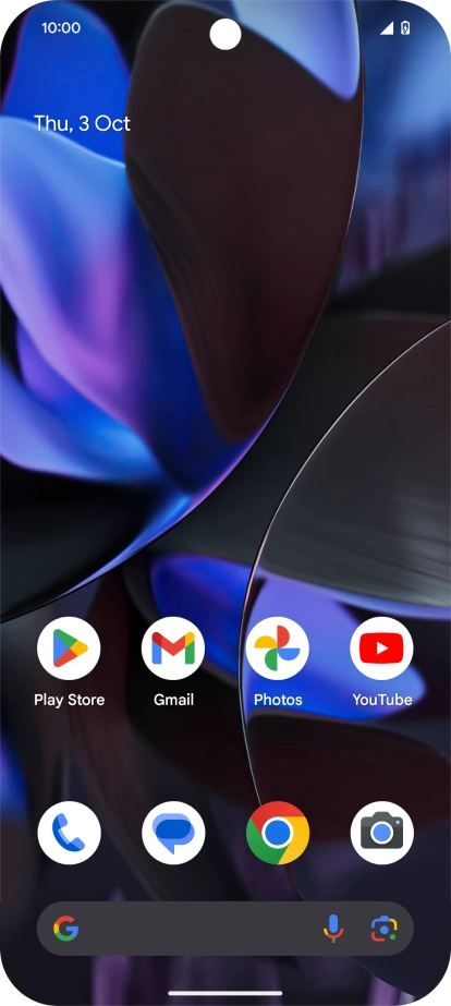 When the battery charging icon is displayed, the battery is charging.