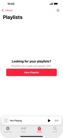 Press New Playlist.