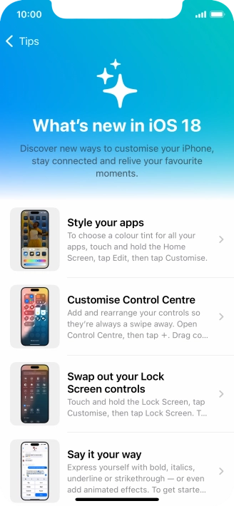 Slide your finger upwards starting from the bottom of the screen to return to the home screen.