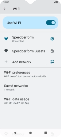 Press the Home key to return to the home screen.