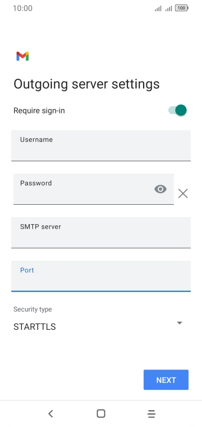 Press the drop down list below 