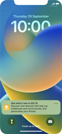 Press the required notification and follow the instructions on the screen to use the selected function.