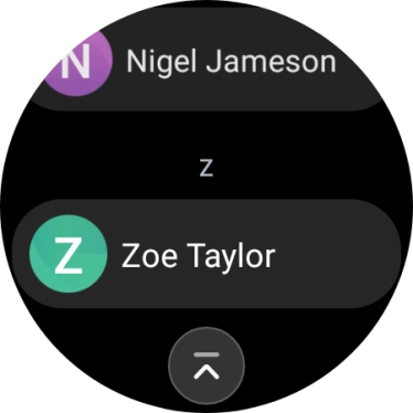 Press the required contact.