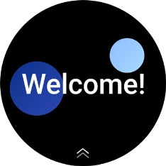 Slide your finger upwards starting from the bottom of the screen.