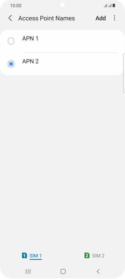 Press the Home key to return to the home screen.