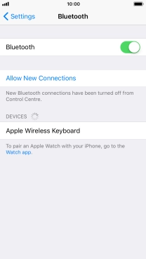 Press the required Bluetooth device and follow the instructions on the screen to pair the device with your phone.