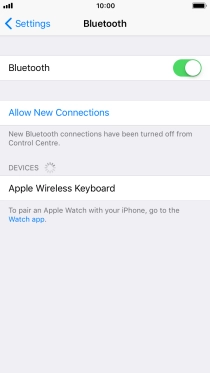 Press the required Bluetooth device and follow the instructions on the screen to pair the device with your phone.